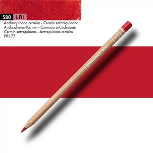 Kredka Caran D`Ache Nr.580 Anthraquinone Carmine Luminance 6901 - Kredki, ołówki, pastele i pisaki - miniaturka - grafika 1