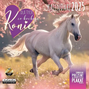 Kalendarz ścienny, 2025, konie - Kalendarze - miniaturka - grafika 1