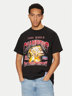 DC T-Shirt Champion Ring ADYZT05430 Czarny Standard Fit - Koszulki męskie - miniaturka - grafika 1