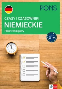 Pons Czasy i czasowniki niemieckie Plan treningowy PONS A1-B2 - Opracowanie zbiorowe - Książki do nauki języka niemieckiego Pons Czasy i czasowniki niemieckie Plan treningowy PONS A1-B2 - Opracowanie zbiorowe - Książki do nauki języka niemieckiego - miniaturka - grafika 1