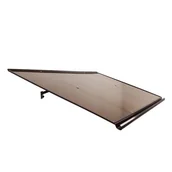 Daszki nad drzwi - Daszek płaski dymny 120 x 90 cm Robelit - miniaturka - grafika 1