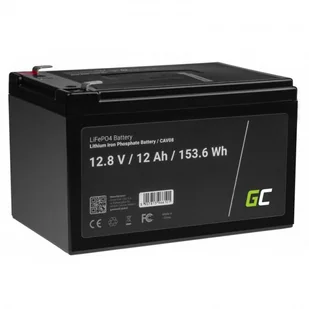 Green Cell Akumulator litowo-żelazowo-fosforanowy LiFePO4 12V 12.8V 12Ah do paneli solarnych, kamperów oraz łodzi - Baterie do zasilaczy awaryjnych UPS - miniaturka - grafika 3