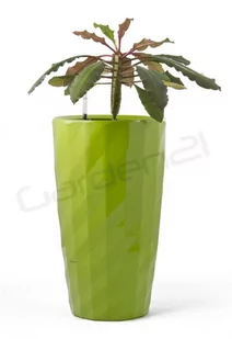 G21 Doniczki własnym pojenia Diamant 33 cm zielony - Donice - miniaturka - grafika 1