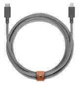 Akcesoria do smartwatchy - Native Union Belt Cable XL - kabel USB-C - lightning, 3 m (zebra) - miniaturka - grafika 1