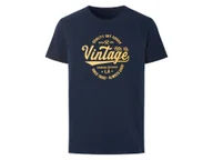 Koszulki męskie - LIVERGY® T-shirt męski z nadrukiem (Granatowy, S (44/46)) - miniaturka - grafika 1