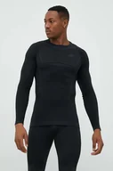 Bielizna sportowa męska - 4F longsleeve funkcyjny kolor czarny - miniaturka - grafika 1
