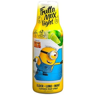 Syrop FRUTTAMAX Limonka Mieta Bez Light Minionki 500 ml - Syropy i koncentraty owocowe - miniaturka - grafika 1