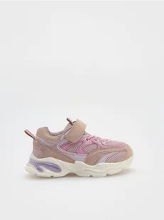 Reserved - Buty sportowe na rzepy - brudny róż - Buciki dla niemowląt - miniaturka - grafika 1