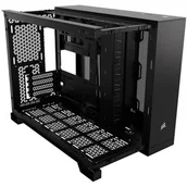 Obudowy komputerowe - CORSAIR 2500X Tempered Glass mATX Mid-Tower Black - miniaturka - grafika 1