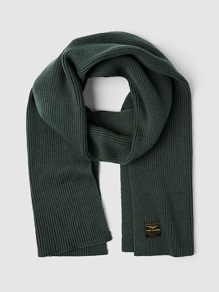 PME Legend Szal w kolorze ciemnozielonym - 175 x 30 cm