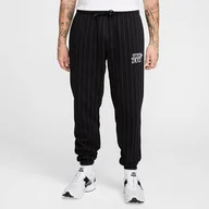Spodnie męskie - Męskie Spodnie NIKE M NK CLUB BB CUFF PANT JDI AOP HJ2214-010 – Czarny - miniaturka - grafika 1
