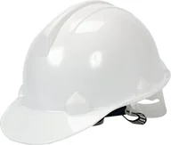 Akcesoria BHP - Vorel Toya kask ochronny biały hdpe - miniaturka - grafika 1