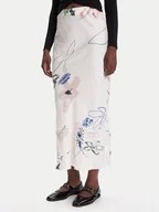 Spódnice - Desigual Spódnica maxi Paul 25WWFW07 Biały Regular Fit - miniaturka - grafika 1