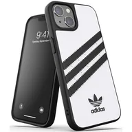 Etui i futerały do telefonów - Adidas OR Moulded Case PU iPhone 13 6,1" biały/white 47094 - miniaturka - grafika 1