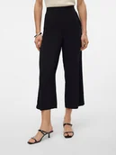 Spodnie damskie - Vero Moda Spodnie w kolorze czarnym - miniaturka - grafika 1