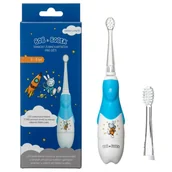 Szczoteczki do zębów dla dzieci - Wodoodporna Szczoteczka Soniczna Dla Dzieci 0-5Lat Bob i Bobek + 2 Końcówki, , TBLB2022, [kolor] - miniaturka - grafika 1