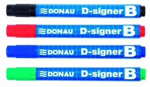 DONAU Marker Suchościeralny do tablic suchościeralnych D-signer niebieski 7372001-10PL - Markery do tablic - miniaturka - grafika 3