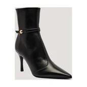 Botki damskie - Furla Skórzane botki na szpilce FURLA SFERA - miniaturka - grafika 1