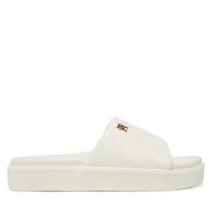 Klapki i japonki damskie - Klapki Tommy Hilfiger Platform Monogram Poolslide FW0FW08526 Biały - miniaturka - grafika 1