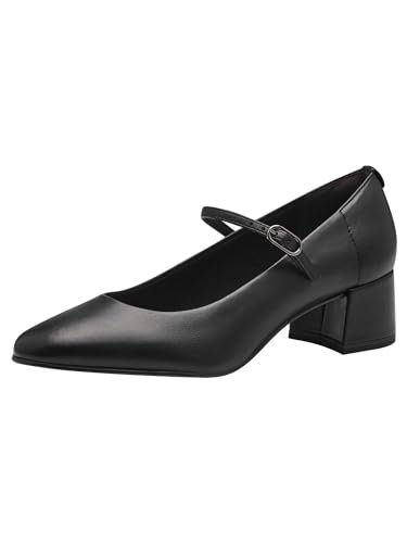 Tamaris Damskie czółenka 1-22311-43, czarna skóra, 39 eu