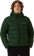 Kurtki męskie - Kurtka męska Champion Kurtka męska Hooded Jacket zielona 221548 GS586 XL - miniaturka - grafika 1