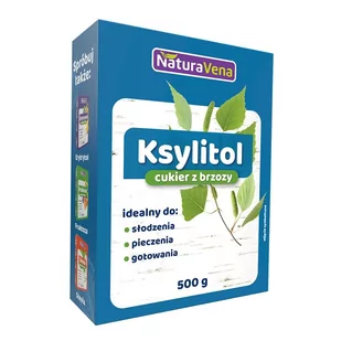 NATURAVENA NATURAVENA KSYLITOL 500G - Cukier i słodziki - miniaturka - grafika 1