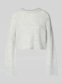 Swetry damskie - Sweter o kroju regular fit z efektem dzianiny model ‘Milla’ - miniaturka - grafika 1