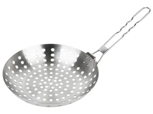 GRILLMEISTER Tacki, patelnia lub koszyki do grillowania ze stali szlachetnej, 1 sztuka lub 1 zestaw (Patelnia okrągła) - Akcesoria do grilla - miniaturka - grafika 1