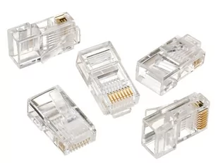 Maclean Wtyk RJ45 8P8C 5e linka MCTV-663 kpl MCTV-663 - Kable komputerowe i do monitorów - miniaturka - grafika 1