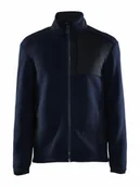 Kurtki męskie - Craft ADV EXPLORE PILE FLEECE kurtka polarowa męska 3XL | Blaze/Black | materiał z recyklingu | kieszenie na piersi z zamkiem błyskawicznym | bluza męska | odzież sportowa dla mężczyzn - miniaturka - grafika 1