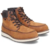 Botki męskie - Trzewiki męskie wodoodporne Rieker 30020-68 YELLOW 41 - miniaturka - grafika 1