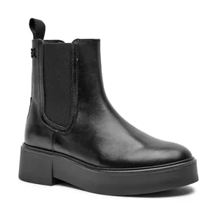 Tommy Hilfiger Skórzane sztyblety CHELSEA - Botki damskie - miniaturka - grafika 1