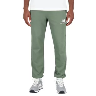 Spodnie New Balance MP31539DON - zielone - Spodnie sportowe męskie - miniaturka - grafika 1
