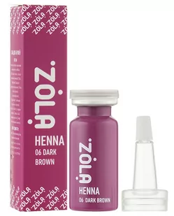 Project Lashes, Henna Pudrowa Do Brwi, Zola 07 Ebony Brown, 10g - Akcesoria i kosmetyki do stylizacji brwi - miniaturka - grafika 1