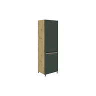 Szafki kuchenne - Szafka Dolna Wysoka Słupek Pod Zabudowę Lodówki 60 cm GLA-21D Glamour Green Fadome Sosna Andersen, Basic, h 10cm - miniaturka - grafika 1