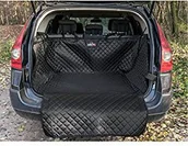 Sprzęt podróżny i transportery dla psów - Hobbydog Pokrowiec do bagażnika uniwersalny - Czarny - miniaturka - grafika 1