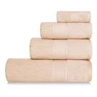 Ręczniki - Ręcznik 100 x 150 Bawełna Peru 500g/m2 Welur Beż - miniaturka - grafika 1