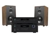 Zestawy stereo - Rotel RA 1592 MkII (czarny) + RCD-1572 MKII (czarny) + Utah 8 (wood) - miniaturka - grafika 1