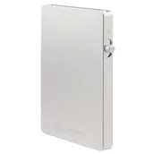 Etui na dokumenty i karty - Metalowe etui z wysuwanymi kartami i ochroną kart zbliżeniowych (srebrny) - miniaturka - grafika 1