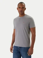 Koszulki męskie - Napapijri T-Shirt Salis NP0A4H8D Szary Regular Fit - miniaturka - grafika 1