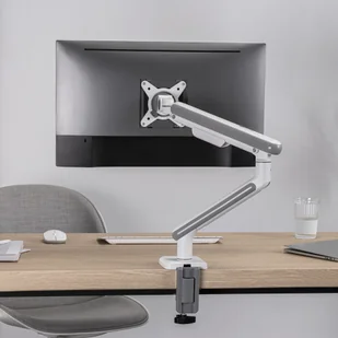 Uchwyt biurkowy do monitora LCD Ergo Office, sprężyna gazowa, VESA 75x75 oraz 100x100, 17-32" 9kg, ER-751 - Sprężyny gazowe - miniaturka - grafika 6