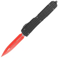 Noże - Nóż automatyczny OTF Microtech Ultratech D/E Sith Lord Signature Tri-Grip Black Aluminum, Red M390 by Tony Marfione (122-1SL) - miniaturka - grafika 1