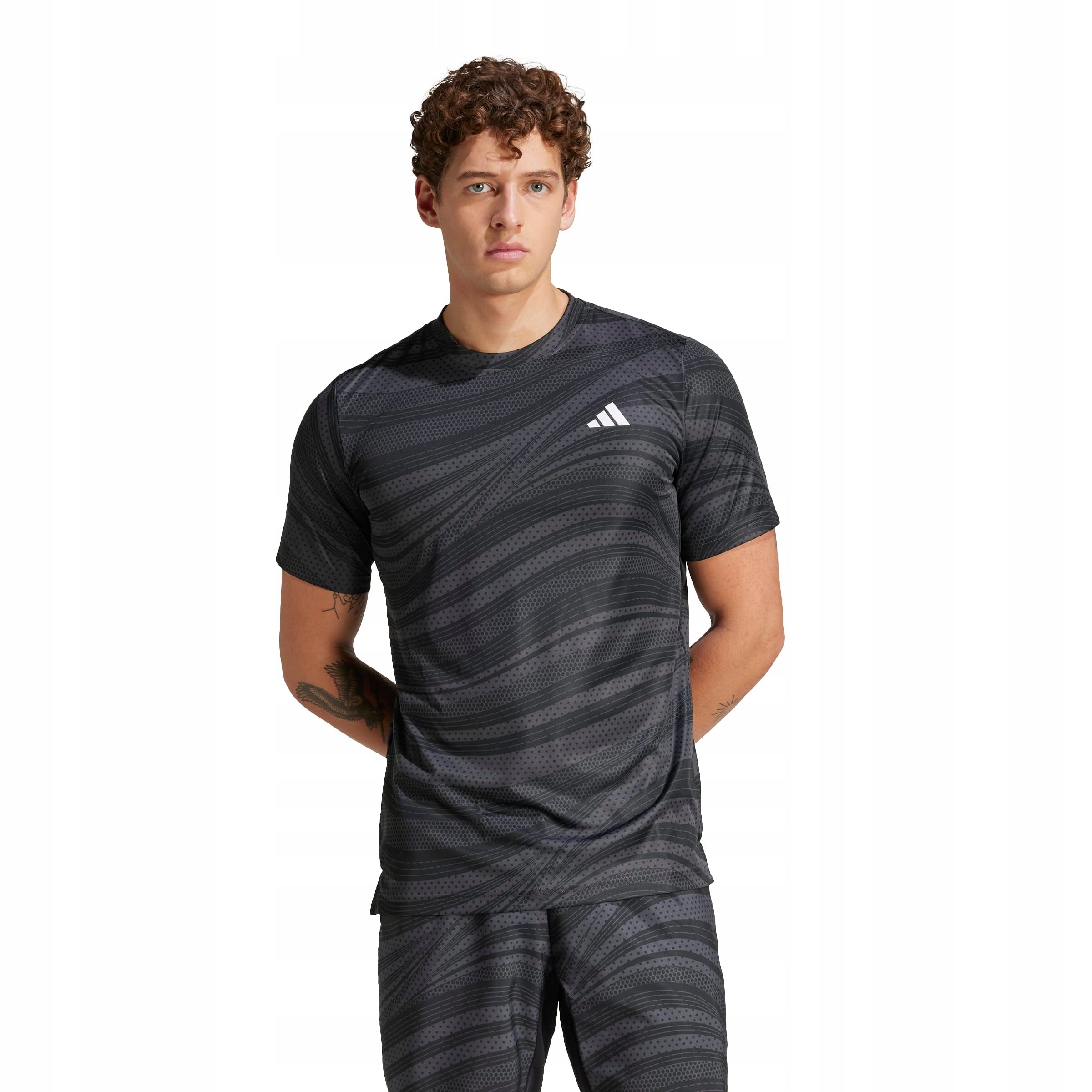 koszulka męska adidas r L JF8422 poliester tenis trening