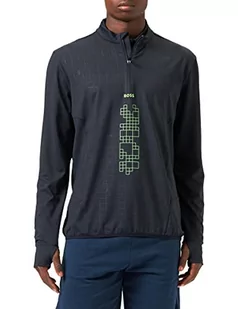 BOSS Męska bluza dresowa, ciemnoniebieska, XXL (DE) - Bluzy męskie - miniaturka - grafika 1