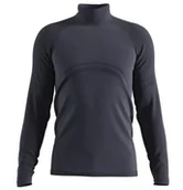 Bluzy sportowe męskie - BLUZA SALOMON ESSENTIAL LT WARM LS TOP M C18834 - miniaturka - grafika 1