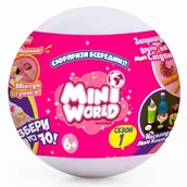Figurki dla dzieci - MINI WORLD SERIA 1 KULA NIESPODZIANKA KUCHNIA KITCHEN PRZEKĄSKI ŚNIADANIE - miniaturka - grafika 1