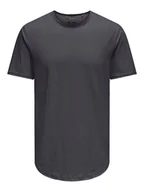 Koszulki męskie - ONLY & SONS Koszulka "Benne" w kolorze ciemnoszarym - miniaturka - grafika 1