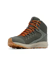 Buty trekkingowe męskie - Columbia Męskie buty trekkingowe Trailstorm Mid Waterproof Omni Heat, Żwir ciepła miedź, 42 EU - miniaturka - grafika 1