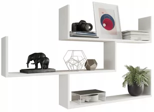 Półka Wisząca Theta Biała Regał Na Książki Zdjęcia - Regały - miniaturka - grafika 1