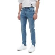Spodnie męskie - Cropp - Ciemnoniebieskie jeansy skinny - Niebieski - miniaturka - grafika 1